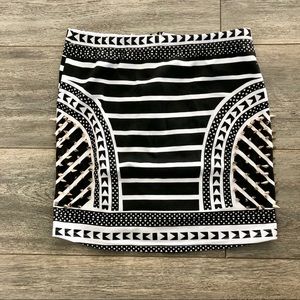 Large Spiked Pencil Skirt